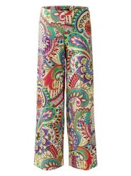 Miss Lagotte Spodnie ze wzorem rozmiar: 42. Spodnie materiałowe damskie Miss Lagotte, bez wzorów, z materiału, z podwyższonym stanem. Za 126.99 zł.