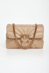 Torebka damska z rafii Love Bag Puff PINKO. Torebki klasyczne damskie Pinko, bez wzorów, bez dodatków. W wyprzedaży za 1,247.20 zł.