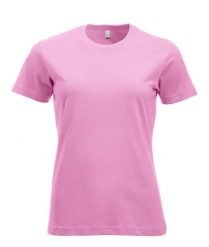 Clique New Classic-T Women Koszulka z bawełny, nowoczesny krój. Czerwone t-shirty damskie CLIQUE, xs, bez wzorów, z bawełny, bez kołnierzyka. Za 102.61 zł.