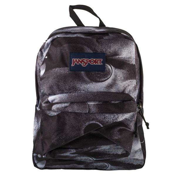 Plecak sportowo-turystyczny dla dorosłych JanSport Superbreak pojemność 26 L. Czarne plecaki damskie JanSport, bez wzorów, z materiału, sportowe. Za 119.99 zł.