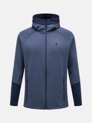 Bluza Peak Performance męska Rider Zip Hood. Niebieskie bluzy z kapturem męskie Peak Performance, m, z elastanu. Za 599.00 zł.