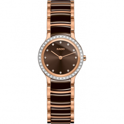 ZEGAREK RADO CENTRIX R30 218 70 2. Brązowe zegarki damskie RADO, ze stali. Za 11,770.00 zł.