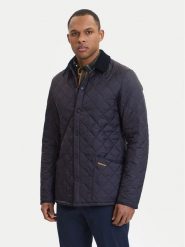 Barbour Kurtka przejściowa Heritage Liddesdale MQU0240NY92 Granatowy. Niebieskie kurtki męskie Barbour, m, bez wzorów, z syntetyku, bez kaptura. Za 799.99 zł.