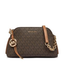 Torebka MICHAEL Michael Kors. Brązowe listonoszki damskie MICHAEL Michael Kors, bez wzorów, bez dodatków. Za 1,019.00 zł.