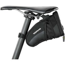 Torba na siodło Topeak Aero Wedge Pack QuickClick v2. Czarne torebki klasyczne damskie Topeak, bez wzorów, z materiału, bez dodatków. Za 195.49 zł.