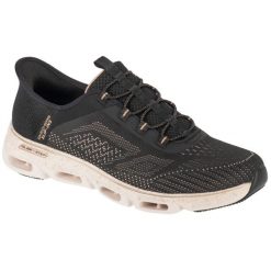 Buty sportowe Sneakersy damskie, Slip-Ins: Glide-Step Gratify - Pace. Czarne buty sportowe na co dzień damskie Skechers, bez wzorów, trekkingowe. Za 399.99 zł.