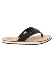 Jack Wolfskin Japonki "Ecostride 2" w kolorze czarno-beżowym rozmiar: 40,5. Brązowe klapki i japonki męskie Jack Wolfskin, z tkaniny. Za 56.93 zł.