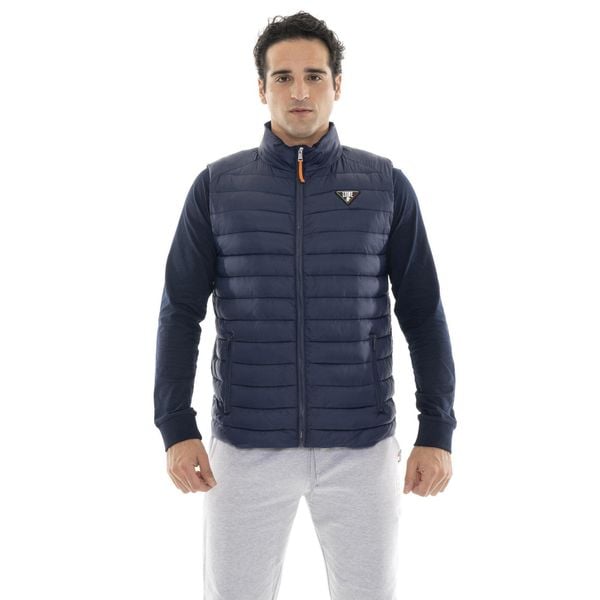 Bluza z pełny zamek błyskawiczny na co dzień. Niebieskie bluzy bez kaptura męskie LEONE 1947 APPAREL, z poliesteru. W wyprzedaży za 157.01 zł.