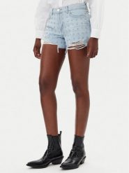 Fracomina Szorty jeansowe FR25SV6013D419R9 Niebieski Regular Fit. Niebieskie szorty damskie Fracomina, bez wzorów, z bawełny. Za 209.99 zł.