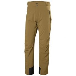 Spodnie narciarskie Helly Hansen Alpha Lifaloft. Brązowe spodnie materiałowe męskie Helly Hansen, bez wzorów, sportowe. Za 1,314.50 zł.
