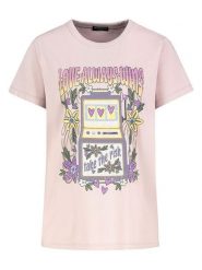 Eight2Nine Koszulka w kolorze jasnoróżowym rozmiar: XS. Różowe bluzki damskie Eight2Nine, xs, bez wzorów, z bawełny, bez kołnierzyka. Za 43.99 zł.