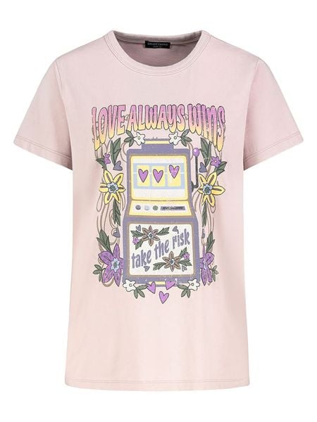 Eight2Nine Koszulka w kolorze jasnoróżowym rozmiar: XS. Różowe bluzki damskie Eight2Nine, xs, bez wzorów, z bawełny, bez kołnierzyka. Za 43.99 zł.