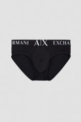 ARMANI EXCHANGE Czarne slipy. Czarne slipki męskie Armani Exchange, bez wzorów. W wyprzedaży za 92.99 zł.