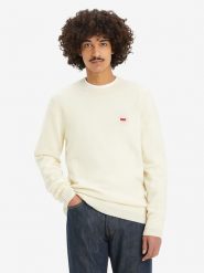 Levi´s Sweter w kolorze beżowym rozmiar: L. Brązowe swetry męskie l, bez wzorów, z wełny, bez kołnierzyka. Za 144.92 zł.
