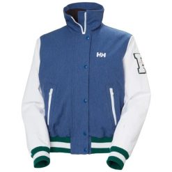 Damska kurtka narciarska Helly Hansen Apres Varsity. Niebieskie kurtki damskie Helly Hansen, s, bez wzorów, bez kaptura, narciarskie. Za 1,451.00 zł.