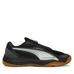Buty halowe Puma. Czarne buty sportowe na co dzień męskie Puma, bez zapięcia. Za 299.99 zł.