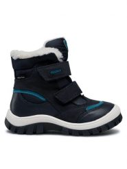 Lasocki Kids Śniegowce CI12-1797-24A Granatowy. Niebieskie buty zimowe chłopięce Lasocki Kids, z nubiku. Za 199.99 zł.