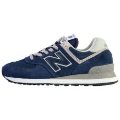 Buty Męskie New Balance Sneakersy 574 Skóra Siatka Sportowe. Niebieskie buty sportowe na co dzień męskie New Balance, z materiału, bez zapięcia, trekkingowe. Za 479.00 zł.