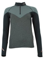 Peak Mountain Koszulka funkcyjna "Antor" w kolorze czarnym rozmiar: L. Czarne bluzki sportowe damskie Peak Mountain, l, z materiału, bez kołnierzyka, bez ramiączek. Za 131.12 zł.