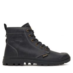 Trapery Palladium. Czarne buty zimowe męskie Palladium, bez zapięcia. Za 644.99 zł.