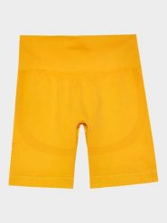 4F Szorty sportowe w kolorze żółtym rozmiar: M/L. Żółte spodenki sportowe damskie 4f, l, z materiału, outdoorowe. Za 39.49 zł.