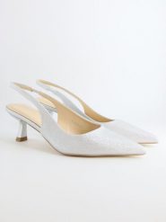 Bellucci Czółenka w kolorze srebrnym rozmiar: 39. Szare czółenka damskie Bellucci, bez wzorów, bez obcasa. Za 117.99 zł.