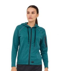 Bluza damska wełniana z kapturem Brubeck OUTDOOR MERINO. Szare bluzy z kapturem damskie Brubeck, s, z poliesteru. Za 399.00 zł.