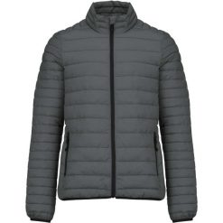 Kurtka puchowa Kariban Légère. Szare kurtki męskie KARIBAN, l, bez wzorów, z puchu, bez kaptura. Za 275.00 zł.