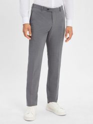 Finshley & Harding Spodnie - Mitch Mężczyźni Modern Fit szary, 54. Szare spodnie materiałowe męskie Finshley & Harding, z wełny. Za 229.95 zł.