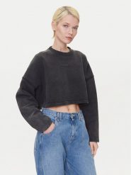 HUGO Bluza Derissa_B 50545035 Czarny Relaxed Fit. Czarne bluzy bez kaptura damskie Hugo, xs, z bawełny. Za 309.99 zł.