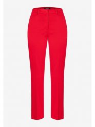 More & More Spodnie w kolorze czerwonym rozmiar: 36. Czerwone spodnie materiałowe damskie MORE & MORE, bez wzorów, z materiału. Za 91.99 zł.