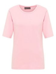 ELBSAND Koszulka "Siva" w kolorze jasnoróżowym rozmiar: XL. Różowe bluzki damskie ELBSAND, xl, bez wzorów, bez kołnierzyka. Za 73.99 zł.