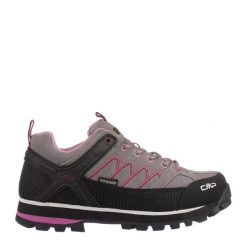 Damskie buty trekkingowe górskie ze skóry zamszowej VIBRAM CMP MOON LOW. Czarne obuwie trekkingowe damskie CMP. W wyprzedaży za 449.99 zł.