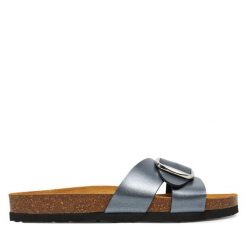 Klapki Dr. Brinkmann. Szare klapki damskie Dr. Brinkmann, bez wzorów, bez obcasa. Za 269.99 zł.