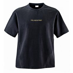 Koszulka boulderingowa Oversized Volumes. Czarne bluzki damskie FELSENFEST, bez wzorów, z bawełny, sportowe, bez kołnierzyka, bez ramiączek. Za 159.99 zł.