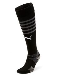 Puma Skarpety piłkarskie "teamFINAL" w kolorze czarnym rozmiar: 39-42. Czarne skarpetki męskie Puma, bez wzorów, prążkowane. Za 69.58 zł.