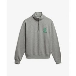 Bluza damska Superdry Country Club Crest Henley. Szare bluzy bez kaptura damskie Superdry. Za 326.95 zł.