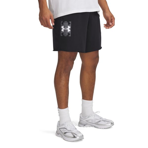 Spodenki Under Armour Ua Rival Terrylogo8inshort Dorosłych. Czarne szorty męskie Under Armour, bez wzorów, sportowe. W wyprzedaży za 199.00 zł.