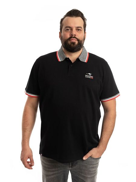 Roadsign Koszulka polo w kolorze czarnym rozmiar: 3XL. Czarne koszulki polo męskie Roadsign, xl, bez wzorów, z bawełny, bez ramiączek. Za 68.45 zł.