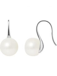 Pearline Srebrne kolczyki z perłami rozmiar: onesize. Białe kolczyki damskie Pearline, z perłą, srebrne, z zapięciem typu bigiel. Za 239.99 zł.