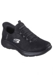 Buty do chodzenia damskie Skechers Bbk Summit. Czarne obuwie do biegania damskie Skechers. Za 342.99 zł.