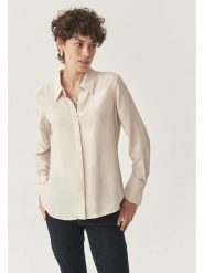 TATUUM Koszula w kolorze beżowym rozmiar: 40. Brązowe koszule damskie Tatuum, bez wzorów, z wiskozy, bez kołnierzyka, bez ramiączek. Za 177.94 zł.