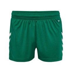Szorty damskie Hummel Core Xk. Zielone szorty damskie HUMMEL, bez wzorów, sportowe. Za 130.00 zł.