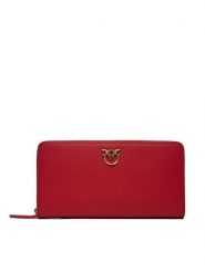 PINKO Portfel Ryder Zip Around PE 24 PCPL 100250 A0F1 Czerwony. Czerwone portfele damskie Pinko, bez wzorów. Za 789.99 zł.