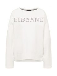 ELBSAND Bluza "Aliska" w kolorze białym rozmiar: L. Białe bluzy bez kaptura damskie ELBSAND, l. Za 174.95 zł.