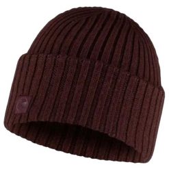 Czapka dla dorosłych Ervin Merino Hat Beanie. Czerwone czapki męskie Buff, bez wzorów, z wełny, sportowe. Za 152.99 zł.