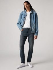 Levi's Dżinsy "512" - Tapered fit - w kolorze antracytowym rozmiar: W30/L32. Czarne jeansy męskie Levi's. Za 203.93 zł.