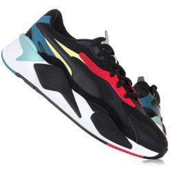 Buty sportowe damskie sneakersy Puma RS-X PUZZLE. Białe buty sportowe na co dzień damskie Puma, bez wzorów, do biegania. W wyprzedaży za 199.00 zł.