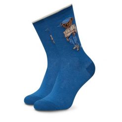 Skarpety długie Polo Ralph Lauren. Niebieskie skarpetki męskie Polo Ralph Lauren, bez wzorów. Za 49.99 zł.