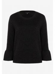 More & More Sweter w kolorze czarnym rozmiar: 36. Czarne swetry klasyczne damskie MORE & MORE, s, z wiskozy, bez kołnierzyka. Za 162.87 zł.